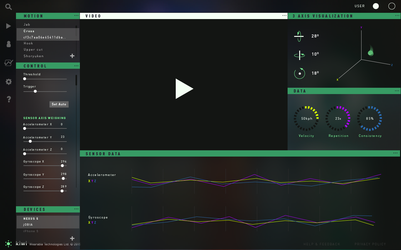 Kiwi Wearables Dashboard 5