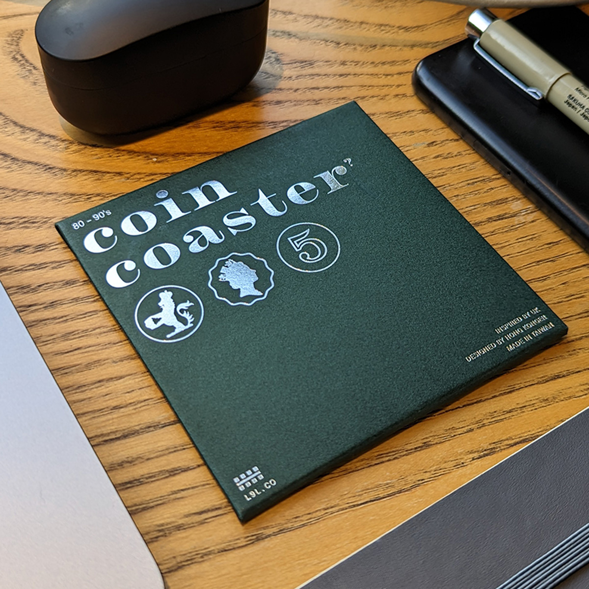 Packaging of Queen Elizabeth II Coin Coaster